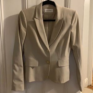 Calvin Klein tan blazer